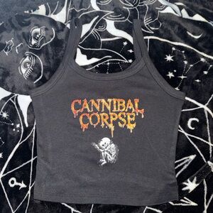 Cannibal corpse babydoll tank top